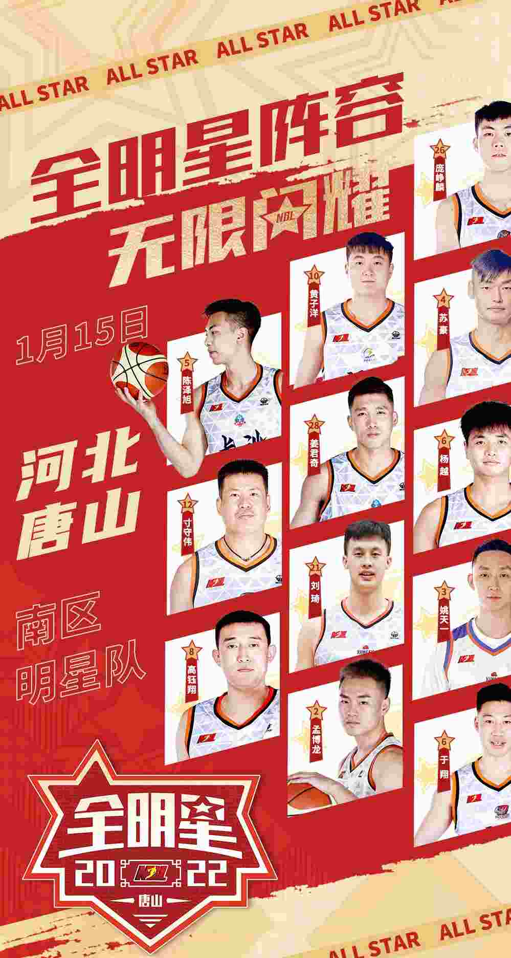 NBL全明星正赛大名单：汤杰领衔北区明星队相关图二