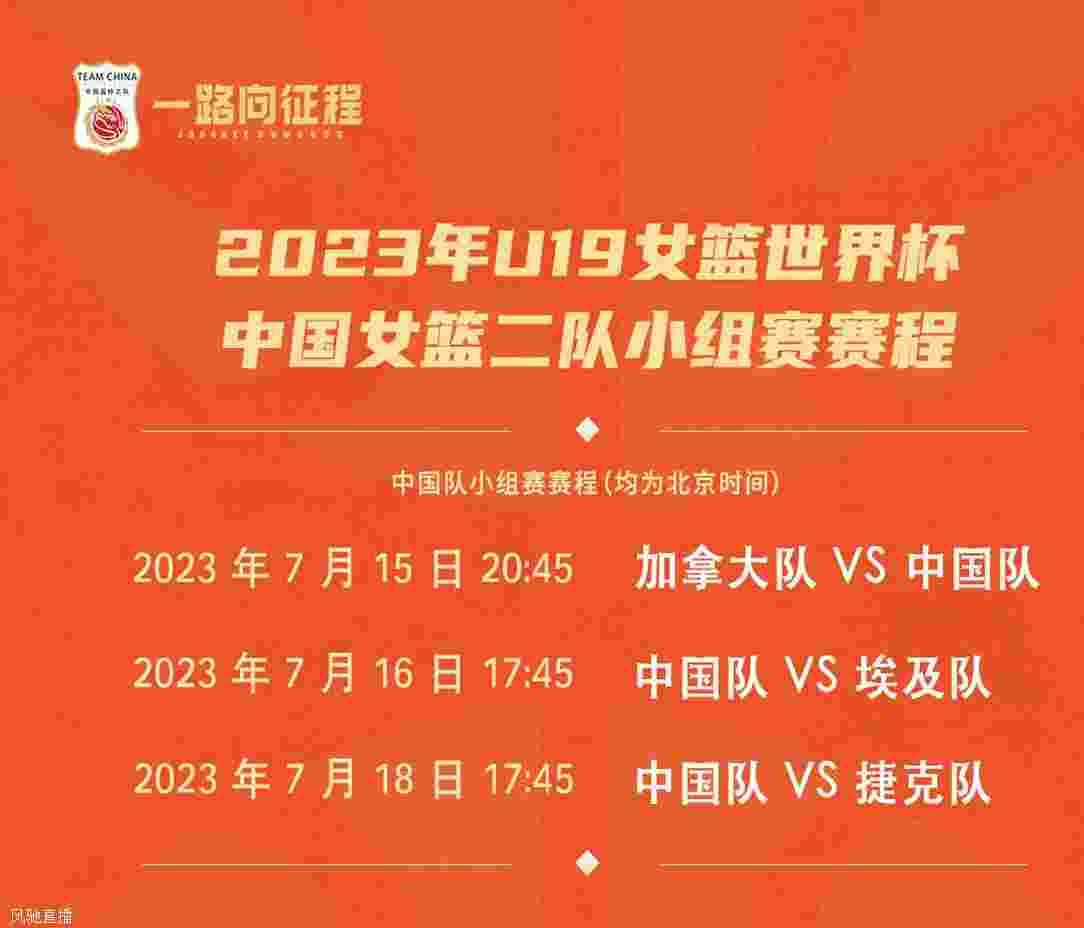 U19女篮世界杯明日开赛：中国队首战加拿大