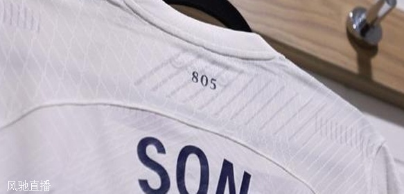 热刺为每名球员分配专属号码，并将印在球衣背后相关图二