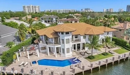 梅西在迈阿密豪宅价值1075万美元，有10间卧室&1间水疗室