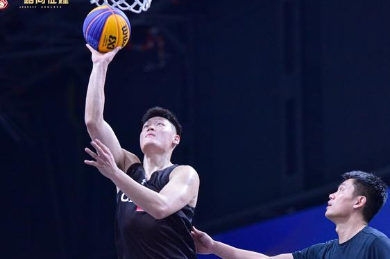 中国三人篮球国家男队公开课 张宁归队合练相关图二