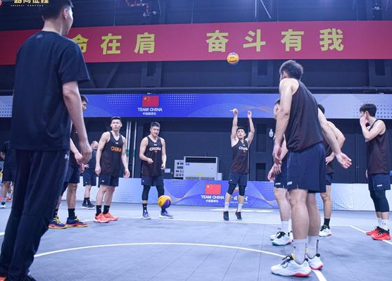 中国三人篮球国家男队公开课 张宁归队合练