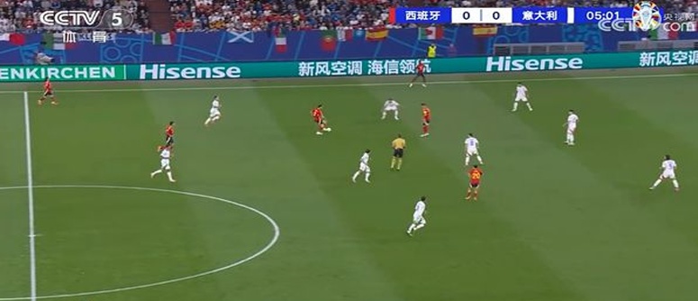 欧洲杯转播画面出bug，网友调侃：中国特供广告相关图十
