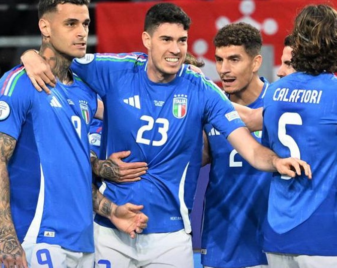 CCTV5将直播欧洲杯！意大利男足对阵瑞士的名单已经公布，意甲+英超球员首发相关图三