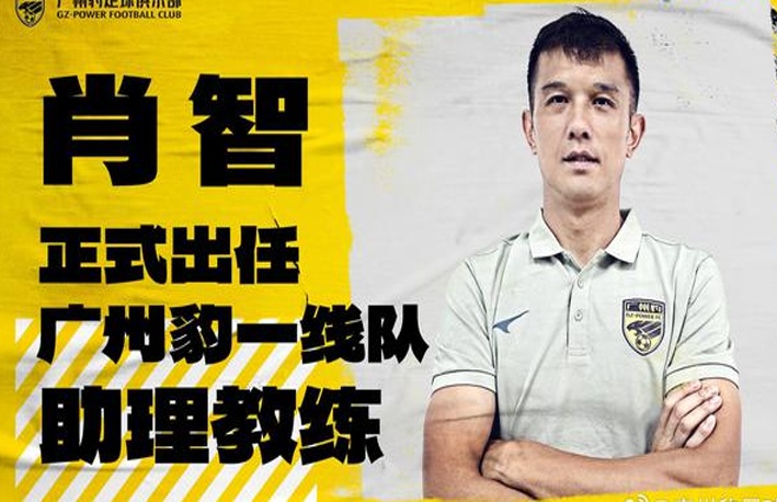 官方：肖智还担任广州豹一线队助理教练，持有A级证书