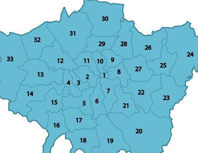 20支英超球队的地理分布：7支球队聚集在大伦敦，其中4支球队位于西北部：魔城军团和Sugar相关图八