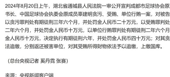 足坛反腐9人被判刑！陈学源的无期徒刑最重，李铁等八人没有被判刑，杜兆才的审判也没有举行相关图二