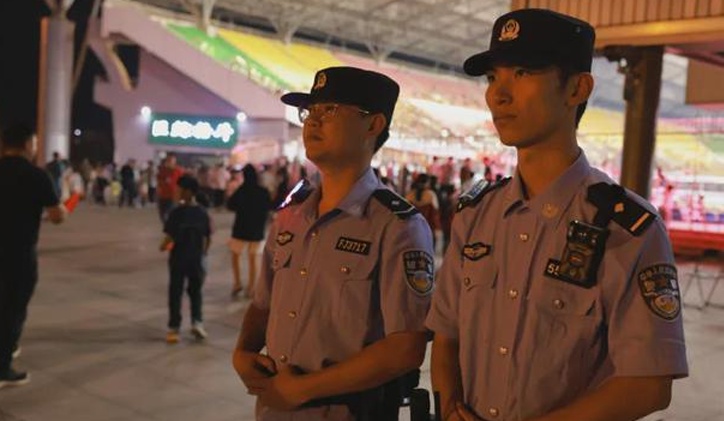 贵港公安圆满完成桂港备战全运会U20男子足球友谊赛安保任务相关图十三