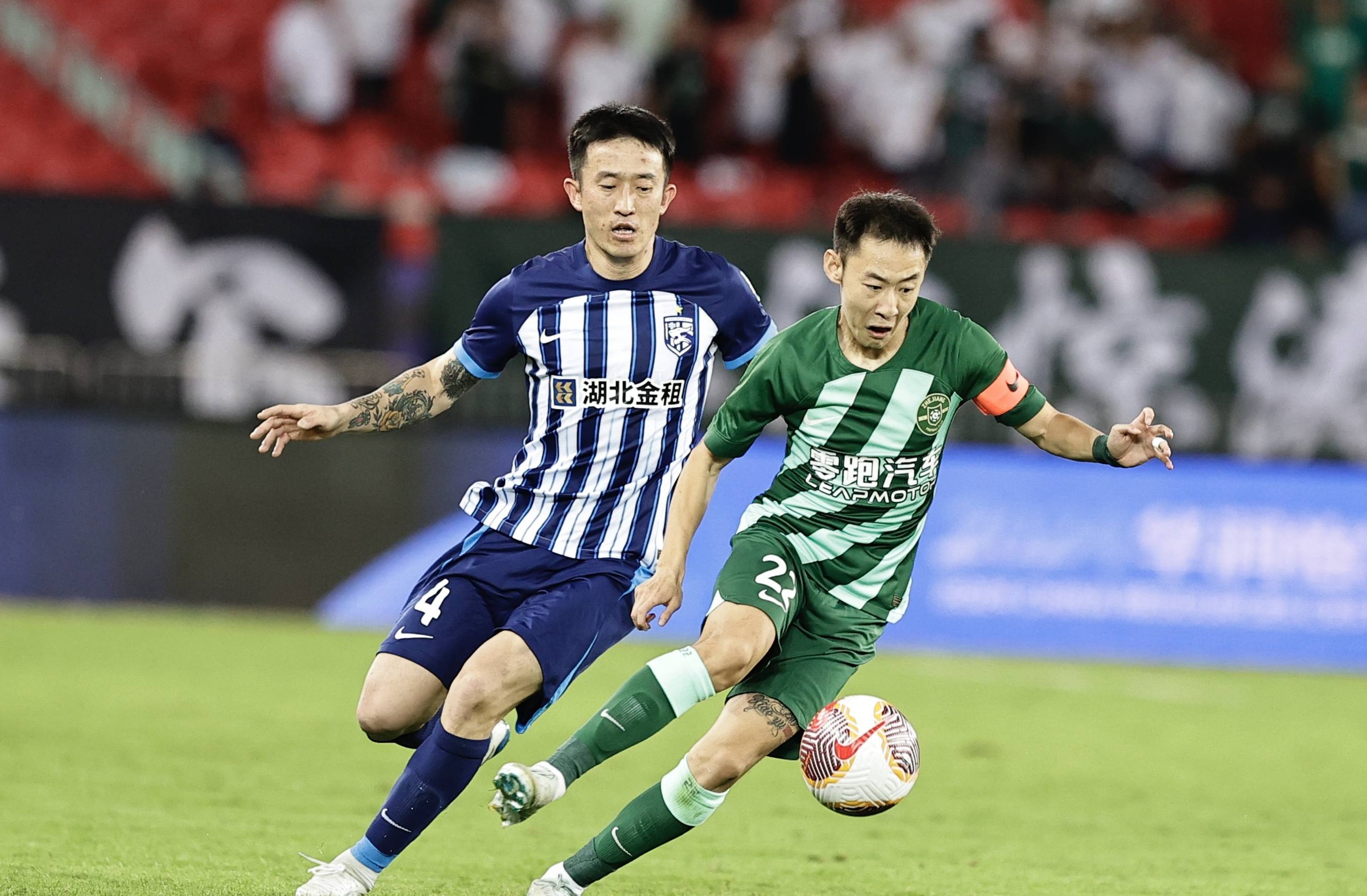 莱昂纳多破门 浙江2-0三镇终结5轮不胜