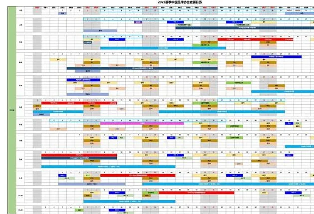 中国足球协会公布2025赛季竞赛日历：中超将于2月21日开赛