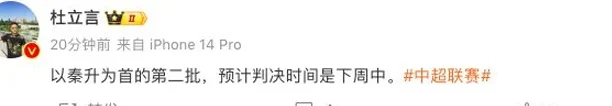 要来了？曝38岁前国脚秦升下周中判决 足协随后公布第2批禁足名单相关图二