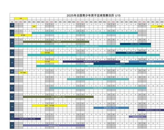 三部门联合，体育总局、教育部和足协公布2025年青少年赛历相关图三