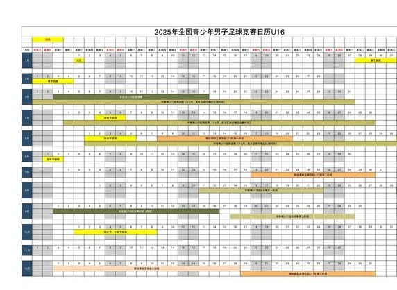 三部门联合，体育总局、教育部和足协公布2025年青少年赛历相关图四