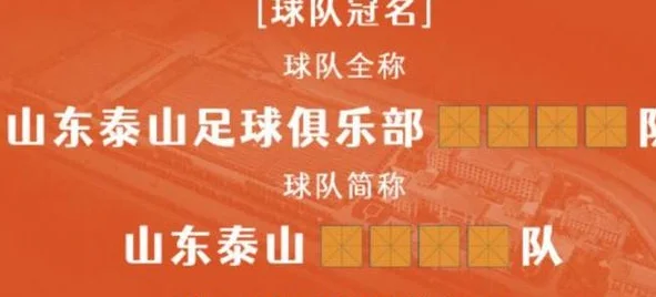 泰山队更名！俱乐部发布官宣，启动招商程序，或改回鲁能队相关图二