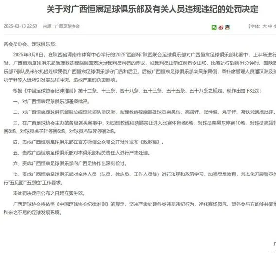 足协发通知：12名球员被全国停赛相关图四