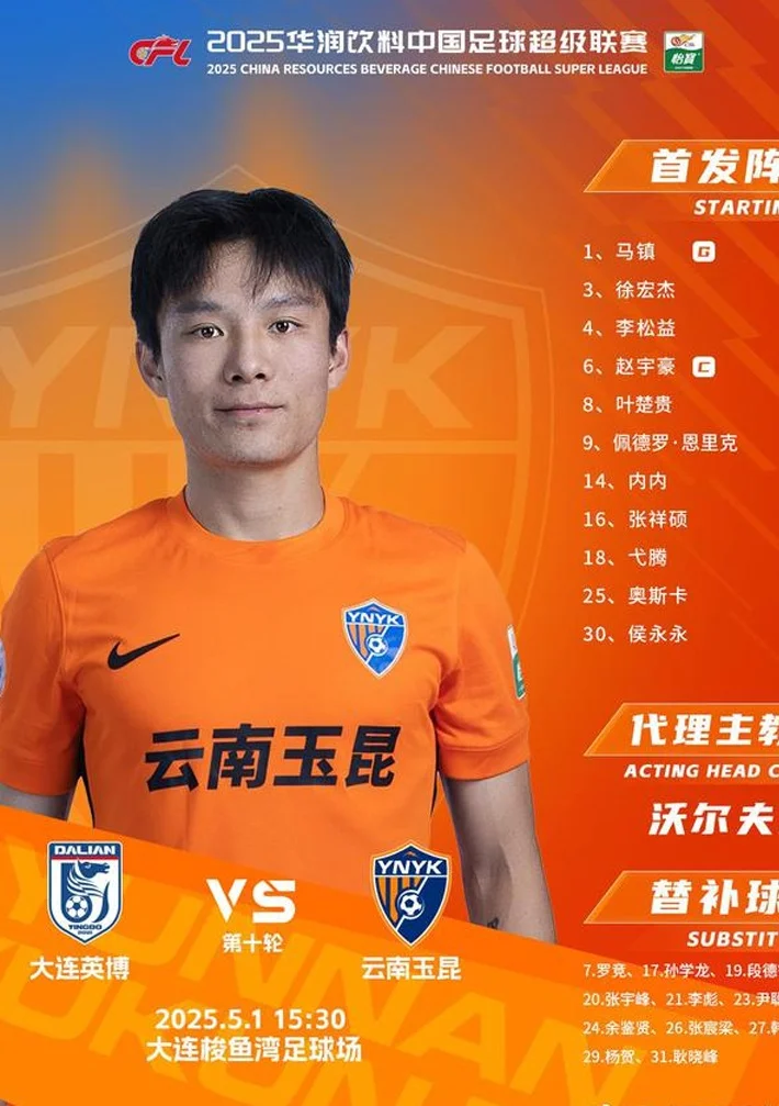 6万人！大连英博3-2云南玉昆，拉布亚德反戈旧主破门，韩子龙首球相关图四