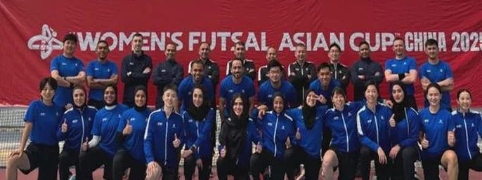 梁庆云、朱欣执裁2025年中国女子五人制亚洲杯