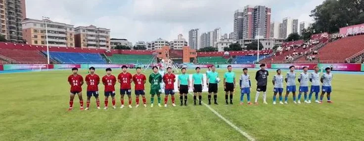 十五运会群众七人制男子足球决赛在佛山三水开赛