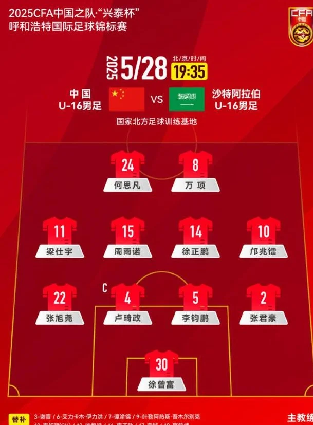 1-0！国足U16踢出“美丽足球”，半场碾压沙特U16，鲁能小将建功相关图三