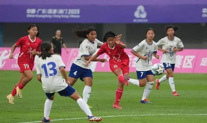 十五运会U16女足赛 广东小花旗开得胜！相关图二