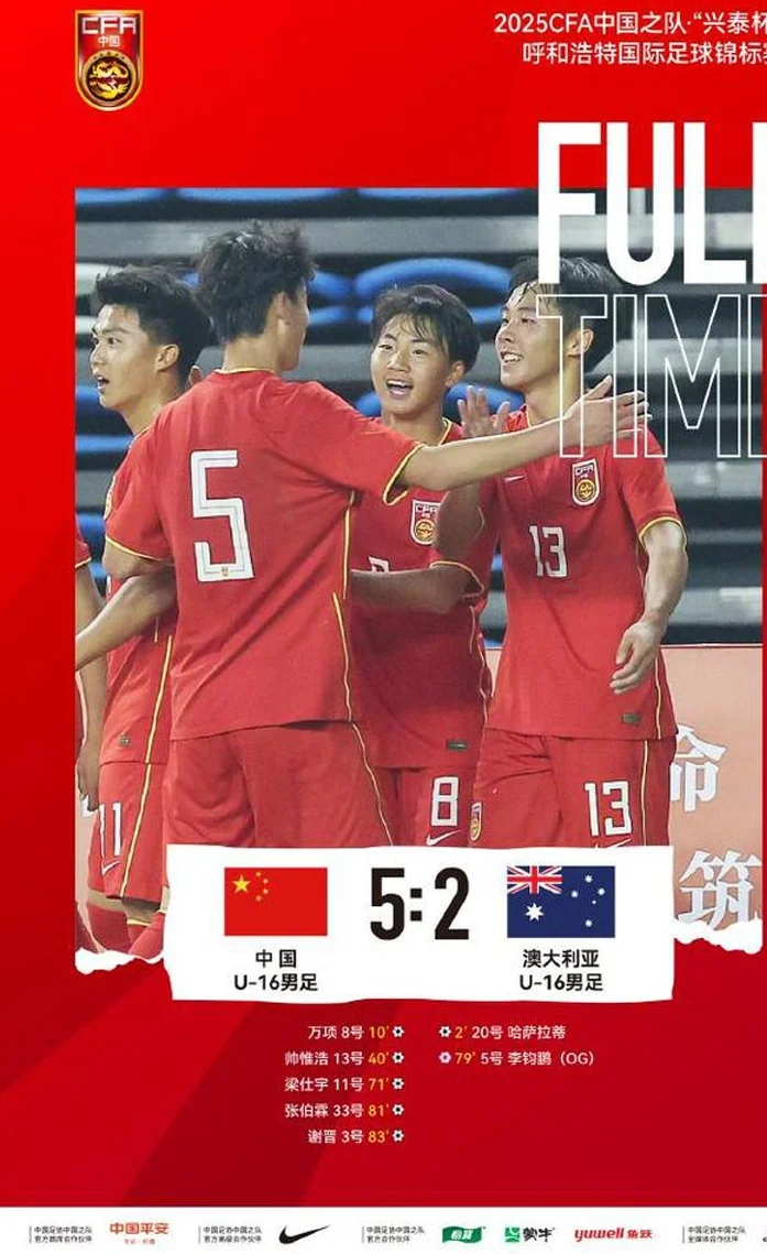 热议U16国少：我们已能和亚洲强队对决，有很多有特点的球员