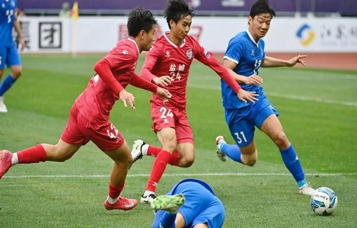 盐城“铁盾”破淮安利矛，1:0绝杀！盐城队又赢了！