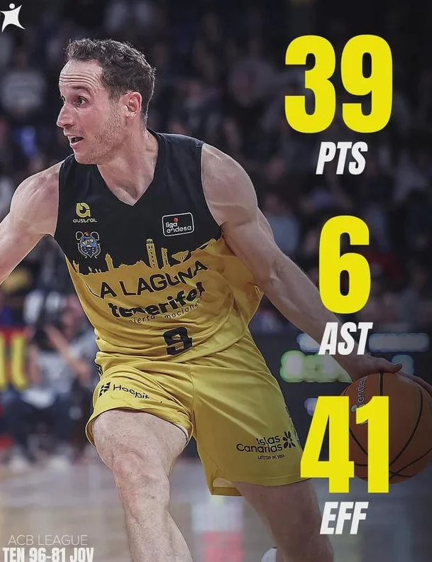 42岁湖人旧将！狂砍39分6助攻！当选西甲联赛MVP