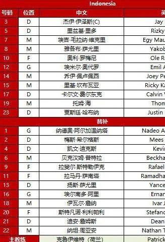 生死战！世预赛-国足客战印尼首发出炉！相关图三