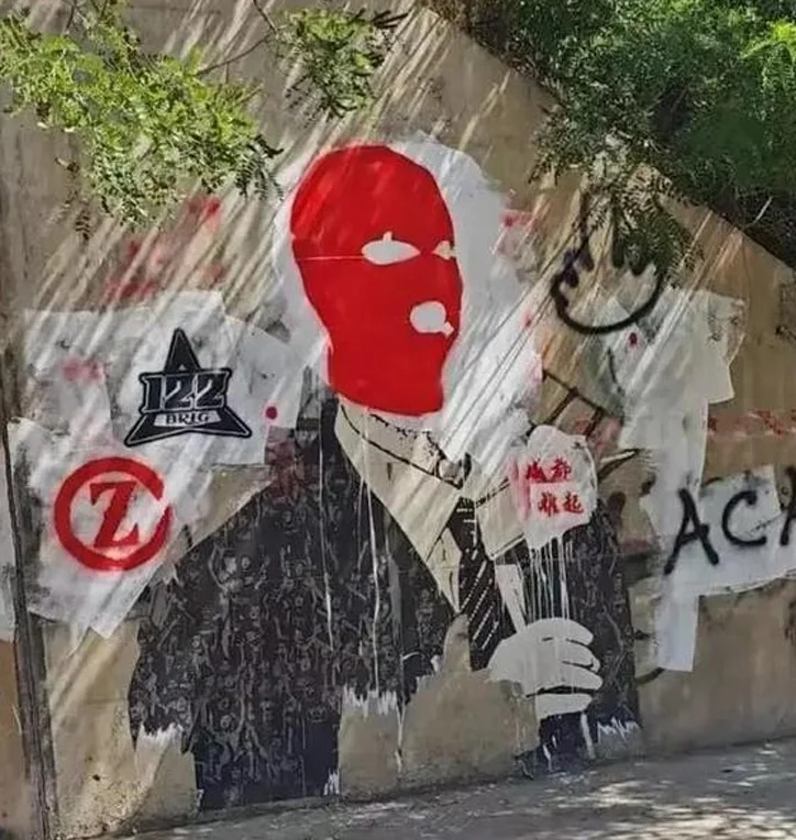 争议？极端成都球迷涂抹胡葆森画像+喷侮辱话语！河南队官方谴责相关图二