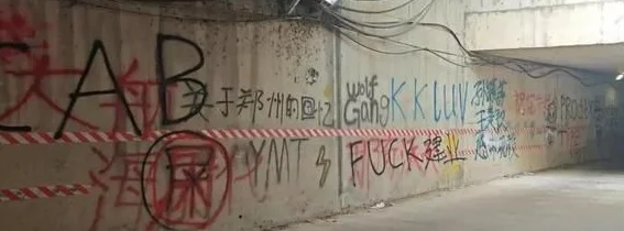 争议？极端成都球迷涂抹胡葆森画像+喷侮辱话语！河南队官方谴责相关图三