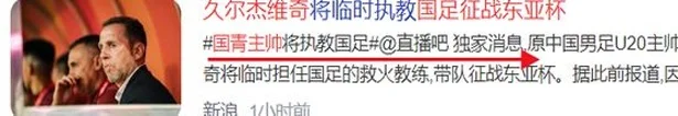 接替伊万！曝久尔杰维奇救火国足，带队征战东亚杯，郑智陈涛无缘相关图三