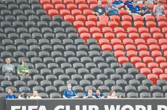 多原因致世俱杯切尔西vs洛杉矶FC“看台爆冷”，切尔西主帅：球场几乎空空荡荡